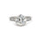 Art Deco GIA 2.07 Carats Old European Cut Diamond Platinum Ring