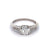 Art Deco GIA 1.49 Carats Old European Cut Diamond Platinum Ring