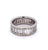 Mid Century Baguette Cut Diamond Platinum Eternity Band