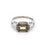 Mid Century GIA 4.10 Carats Fancy Color Diamond Platinum Ring