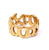 Vintage Tiffany Paloma Picasso Graffiti XO 18 Karat Gold Ring