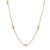 Diamond 14 Karat Yellow Gold Diamond By the Yard Chain Necklace