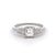 Art Deco GIA 1.06 Carats Square Emerald Cut Diamond Platinum Ring