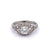 Art Deco Inspired Diamond 14 Karat White Gold Ring