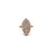 Mid Century French 0.60 Carat Diamond 18 Karat Gold Navette Ring