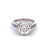 Art Deco GIA 4.28 Carats Old European Cut Diamond Platinum Ring