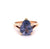Vintage 3.36 Carats Purple Spinel 14 Karat Yellow Gold Solitaire Ring