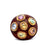 ARA Gemstone 24 Karat Yellow Gold Wooden Cocktail Ring