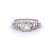 Art Deco GIA 1.51 Carats Asscher Cut Diamond Platinum Ring