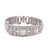 Art Deco Diamond Platinum Link Bracelet