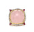 Rose Quartz Diamond Pink Tourmaline 18 Karat Yellow Gold Cocktail Ring