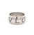 Bvlgari Monologo 18 Karat White Gold Band Ring