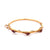 Victorian Garnet 14k Yellow Gold Bangle Bracelet