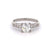 Art Deco GIA 0.81 Carat Old Mine Cut Diamond Platinum Ring