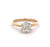 Edwardian GIA 1.30 Carats Old Mine Cut Diamond 14 Karat Yellow Gold Solitaire Ring