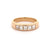 Carré Cut Diamond 18 Karat Yellow Gold Channel Set Band Ring