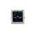 Art Deco Inspired Sapphire Diamond Platinum Square Cocktail Ring