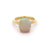 2.79 Carats Opal 18 Karat Yellow Gold Solitaire Ring