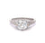 Edwardian GIA 1.52 Carats Old European Cut Diamond Platinum Filigree Ring