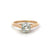 Edwardian GIA 1.00 Carat Old Mine Cut Diamond 14 Karat Yellow Gold Solitaire Ring