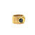 Vintage Sapphire 18 Karat Yellow Gold Two Stone Ring