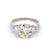 Mid Century GIA 2.53 Carats Old European Cut Diamond Platinum Ring