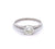 Art Deco GIA 0.97 Carat Old European Cut Diamond Platinum Ring