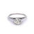 Art Deco Belais GIA 1.24 Carats Old European Cut Diamond 18k White Gold Ring