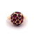 Pomellato Italian Rhodolite Garnet 18 Karat Rose Gold Harem Cocktail Ring