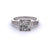 Art Deco Old Mine Cut Diamond Platinum Ring