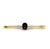 Mid Century 2.30 Carats Green Sapphire Diamond 18 Karat Yellow Gold Bar Brooch