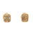 GIA 2.26 Carats Total Weight Radiant Cut Yellow Diamond Stud Earrings