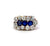 Edwardian Sapphire Diamond 14k Rose Gold Ring