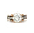 Victorian GIA 1.77 Carats Old European Cut Diamond 18k Rose Gold Silver Ring