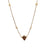 Fancy Color Diamond 14k Yellow Gold Diamonds By the Yard Chain Necklace