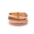 De Grisogono Diamond 18 Karat Rose Gold Allegra Ring