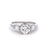 Mid Century GIA 1.13 Carats Round Brilliant Cut Diamond Platinum Ring