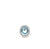 Mid Century 12.70 Carats Aquamarine Diamond 18 Karat White Gold Cocktail Ring