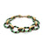Vintage Enamel 14k Yellow Gold Link Bracelet