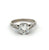 Art Deco GIA 1.55 Carats Old European Cut Diamond Platinum Ring
