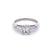 Mid Century GIA 1.09 Carats Cushion Cut Diamond Platinum Ring