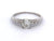 Mid Century GIA 0.66 Carats Old European Cut Diamond Platinum Ring
