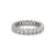 2.47 Carats Total Weight 14k White Gold Eternity Band