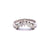 Vintage Marquise Cut Diamond Platinum Chevron Band