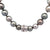 Tahitian Pearl Diamond 14 Karat White Gold Strand Necklace