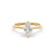 GIA 0.80 Carat Antique Marquise Cut Diamond 18 Karat Yellow Gold Solitaire Ring