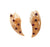 Mid Century Van Cleef & Arpels Garnet 18 Karat Yellow Gold Ear Clip Earrings