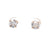 Vintage GIA Old European Cut Diamond 14 Karat Yellow Gold Stud Earrings