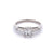 Mid Century GIA 1.09 Carats Cushion Cut Diamond Platinum Ring