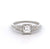 Art Deco GIA 1.06 Carats Square Emerald Cut Diamond Platinum Ring